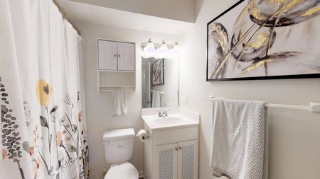 bathroom at Retreat at Copper Creek located in Greensboro, NC